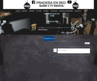 Praderaenred.com(Inicio) Screenshot