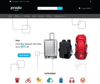 Prado.com.my(Delivering Amazing Products) Screenshot