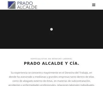 Pradoalcalde.cl(Abogados Santiago Chile) Screenshot