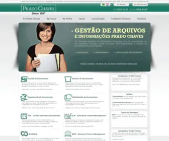 Pradochaves.com.br(Gestão de arquivos e informações) Screenshot