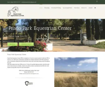 Pradoequestrian.com(Horse Boarding and Hourly Guided Trail Rides in Chino) Screenshot