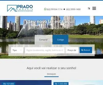 Pradoimoveis.com(Prado Imóveis) Screenshot