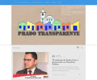 Pradotransparencia.com.br(Prado Transparente) Screenshot