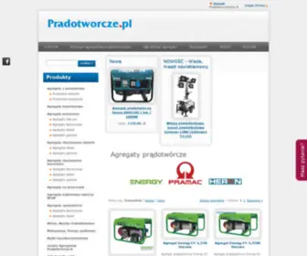 Pradotworcze.pl(Agregaty Prądotwórcze) Screenshot