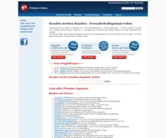 Praemien-Teilen24.de(Prämie für dich) Screenshot