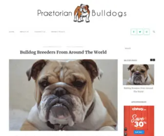 Praetorian-Bulldogs.co.uk(Praetorian bulldogs) Screenshot