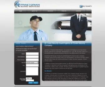 Praetorianguardservices.com(Security Guard Company St) Screenshot