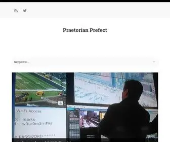 Praetorianprefect.com(Praetorian Prefect) Screenshot