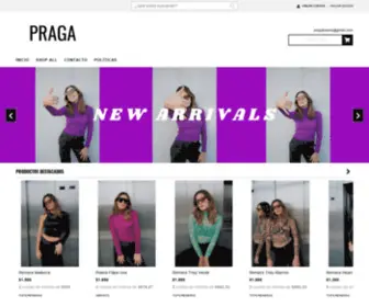 Pragabasics.com.ar(Praga) Screenshot