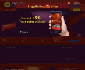 Pragathibus.com(Pragathi Bus) Screenshot