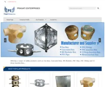 Pragatifanboxenterprises.com(PRAGATI ENTERPRISES) Screenshot