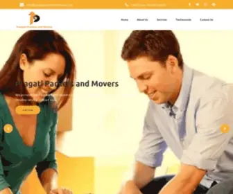 Pragatipackersandmovers.com(Pragati Packer and Movers Lucknow) Screenshot