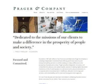 Prager.com(Prager & Co) Screenshot