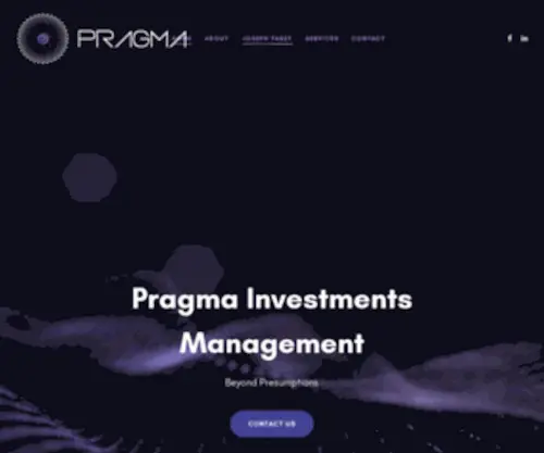 Pragma-Group.com(Beyond Presumptions) Screenshot