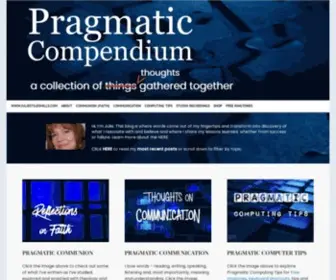 Pragmaticcompendium.com(Pragmatic Compendium) Screenshot