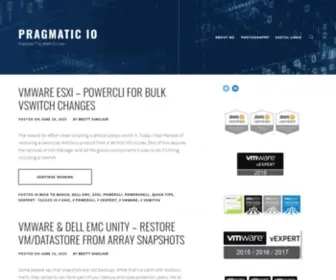Pragmaticio.com(Practical IT by Brett Sinclair) Screenshot