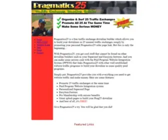 Pragmatics25.com(Prag25 Header) Screenshot