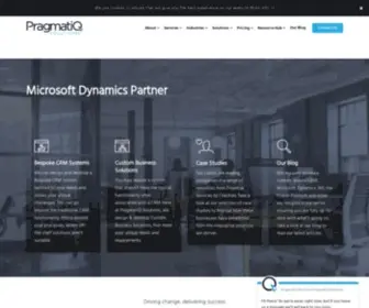 PragmatiqSolutions.co.uk(PragmatiQ Solutions ) Screenshot