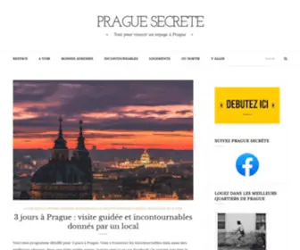 Prague-Secrete.fr(Prague Secrete) Screenshot