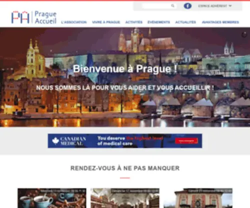 Pragueaccueil.com(Pragueaccueil) Screenshot