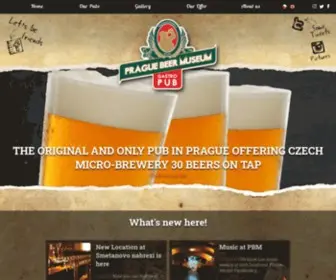 Praguebeermuseum.cz(Prague Beer Museum) Screenshot