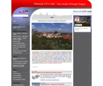 Praguecityline.com(Prague City Line) Screenshot