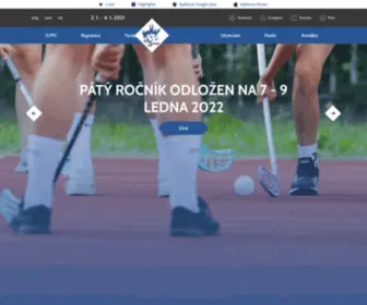 Praguefloorballcup.cz(Prague floorball cup) Screenshot