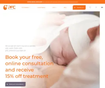 Pragueivf.com(Prague fertility centre) Screenshot