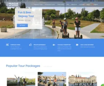 Pragueonsegway.com(Prague on Segway) Screenshot