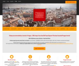 Praguesquarehostel.com(Prague Square Hostel) Screenshot