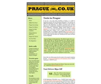 Praguetaxi.co.uk(Prague Taxi) Screenshot