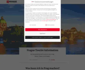Praguetouristinformation.com(Prag Tourist Information) Screenshot