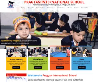 Pragyaninternational.com(Pragyan International School1) Screenshot