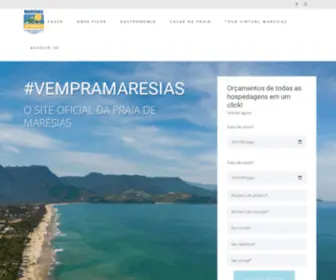 Praiademaresias.com.br(Praia de Maresias) Screenshot