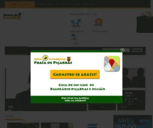 Praiadepicarras.com.br(Últimas notícias de Balneário Piçarras e região) Screenshot