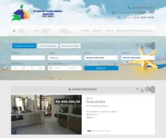 Praiaguaratubaimoveis.com.br(Imobiliária em Bertioga) Screenshot