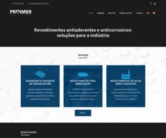 Praimer.com.br(Revestimentos antiaderentes e anticorrosivos) Screenshot