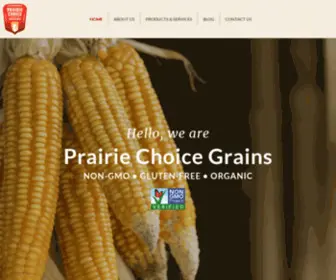 Prairiechoicegrains.com(Healthy Grains) Screenshot