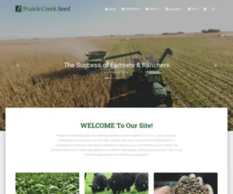 Prairiecreekseed.com(Cover Crop seed) Screenshot