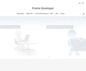 Prairiedeveloper.com(Little Developer on the Prairie) Screenshot