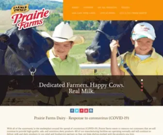 Prairiefarms.com(Prairie Farms) Screenshot