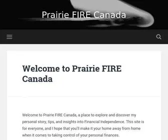 Prairiefirecanada.ca(Prairie FIRE Canada) Screenshot