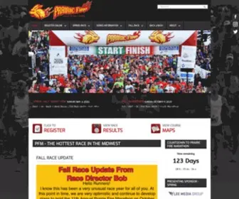 Prairiefiremarathon.com(Prairie Fire Marathon) Screenshot