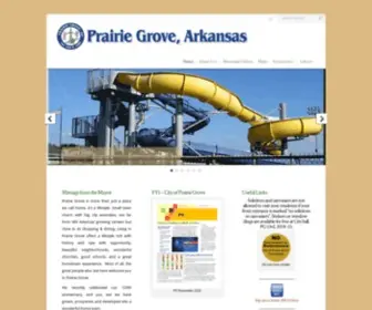 Prairiegrovearkansas.org(Prairie Grove) Screenshot