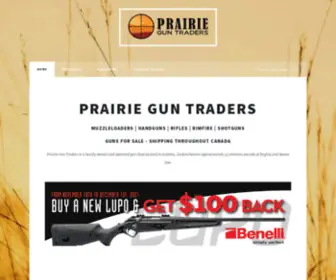 Prairieguntraders.ca(Prairie Gun Traders) Screenshot