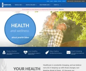 Prairielakes.com(Prairie Lakes Healthcare System) Screenshot