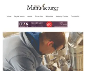 Prairiemanufacturer.ca(Prairie Manufacturer Magazine) Screenshot