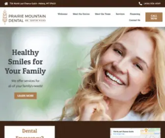 Prairiemountaindental.com(Prairie Mountain Dental) Screenshot