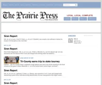 Prairiepress.net(The Prairie Press) Screenshot