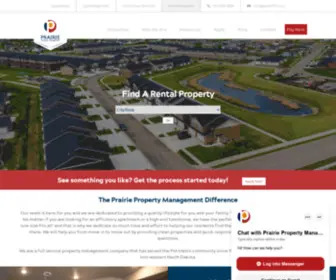 PrairiepropertymGT.com(Prairie Property Management) Screenshot